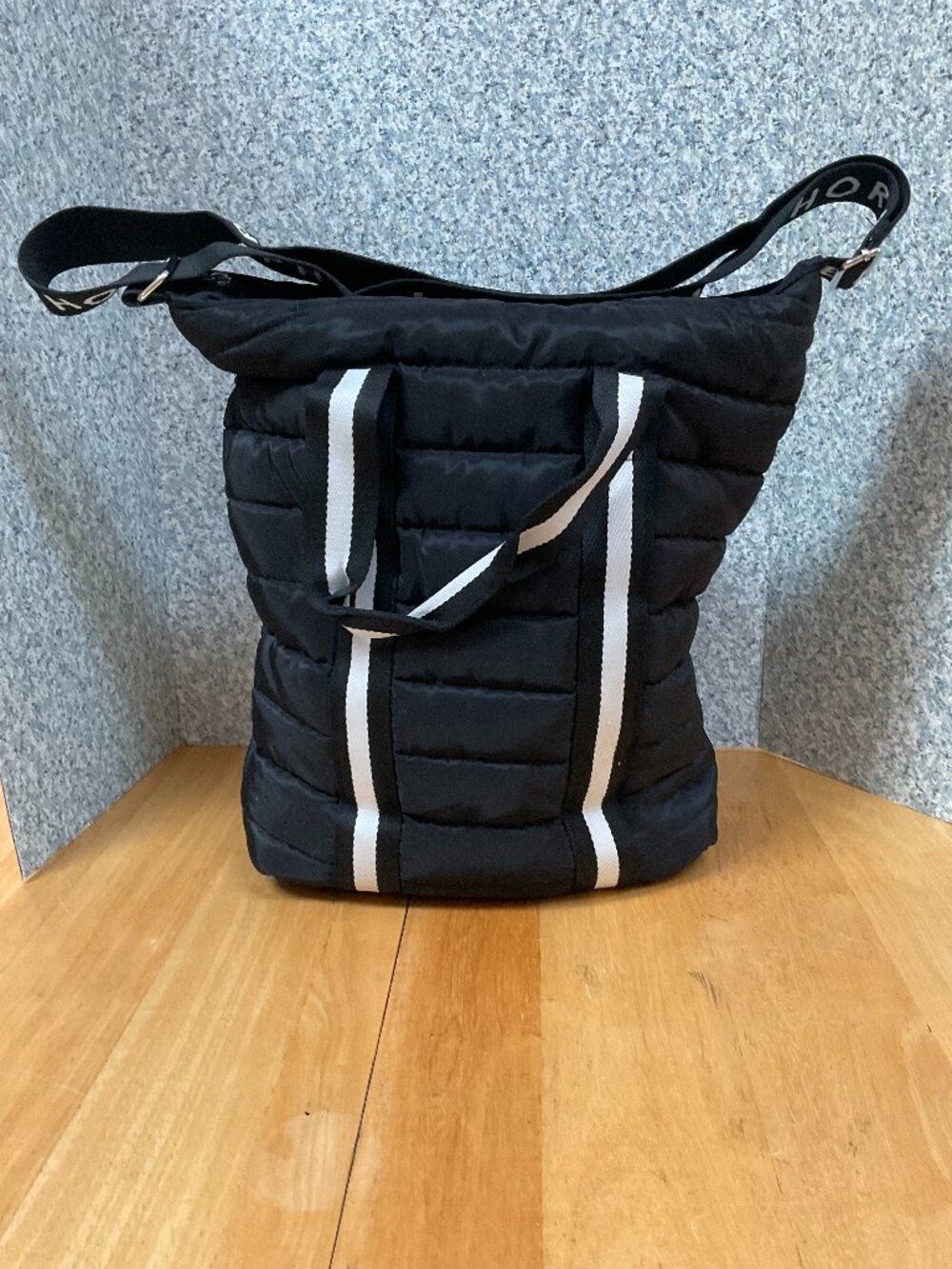 Sephora Black Quilted Puffer Tote Bag | Large Shoulder Bag | Lightweight